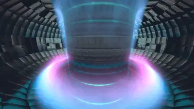 Animation of plasma inside a tokamak